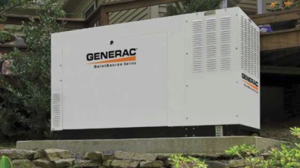 Generac generator installed in Dawsonville, GA by Meehan Electrical Services.